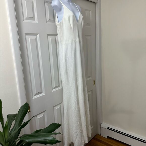 Dress the Population Iris Slit Crepe Gown size L - Picture 5 of 10